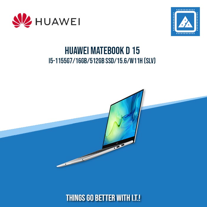 HUAWEI MATEBOOK D 15 I5-1155G7/16GB/512GB SSD/15.6/W11H (SLV) | BEST FOR STUDENTS AND FREELANCERS HUAWEI MATEBOOK D 15 I5-1155G7/16GB/512GB SSD/15.6/W11H (SLV) | BEST FOR STUDENTS AND FREELANCERS
